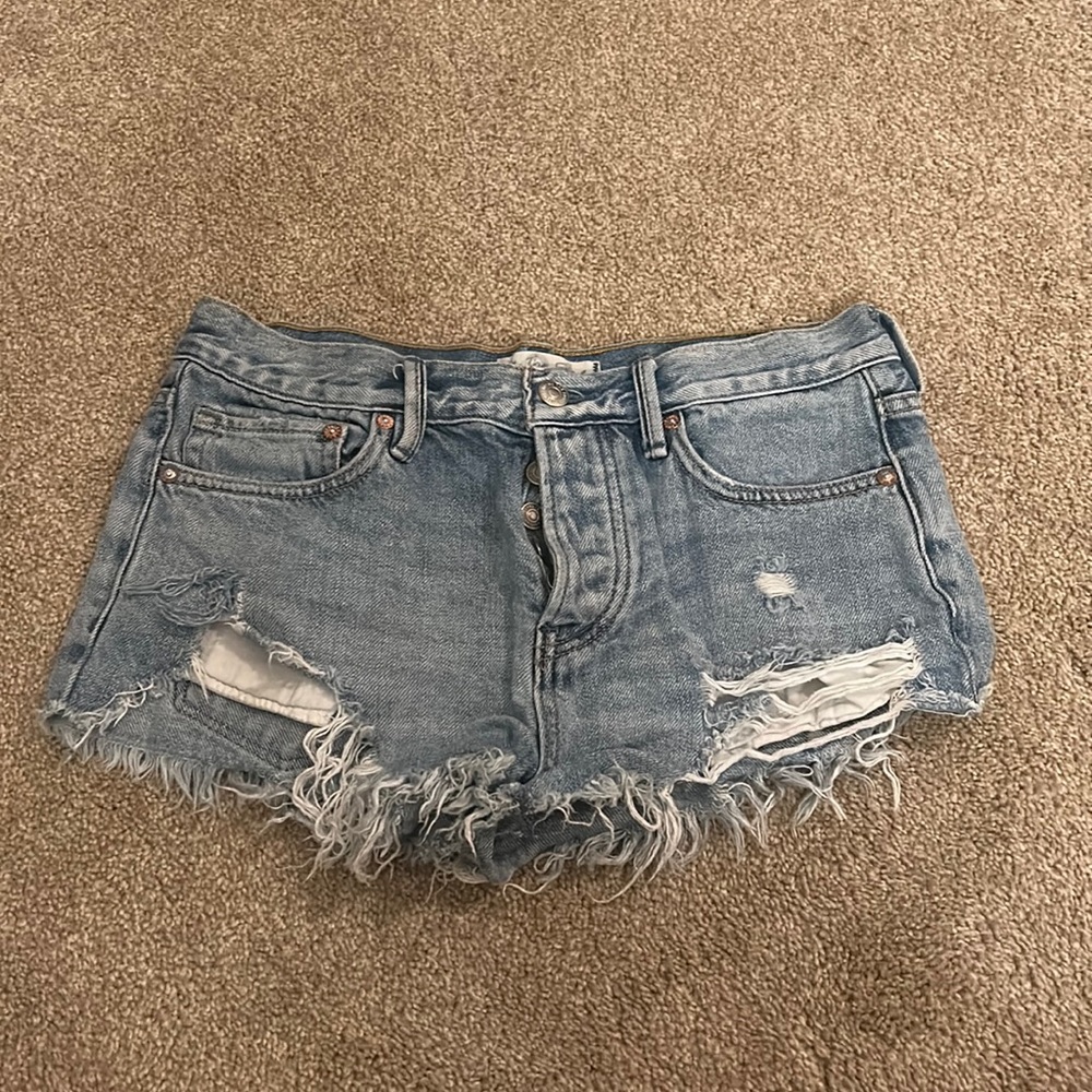 Denim shorts